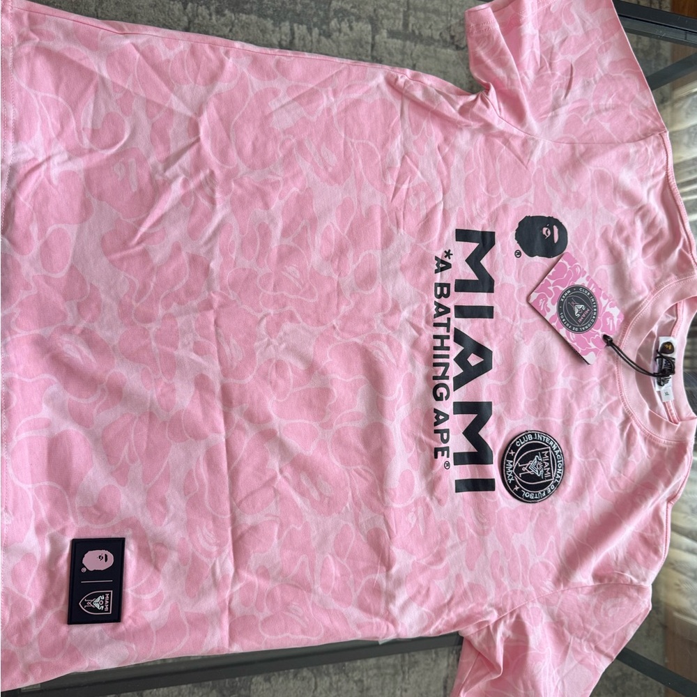 Bape x Inter Miami Pink Camo Collaboration
